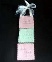 Birth Announcement 3 Squares